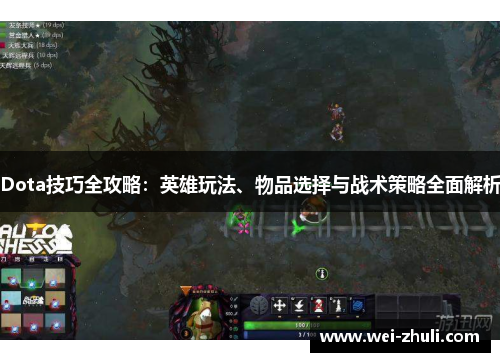 Dota技巧全攻略：英雄玩法、物品选择与战术策略全面解析